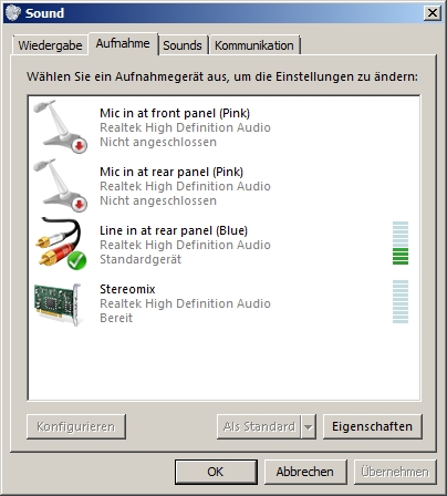 Audio Input Devices