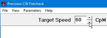 Target Speed Display and Controls